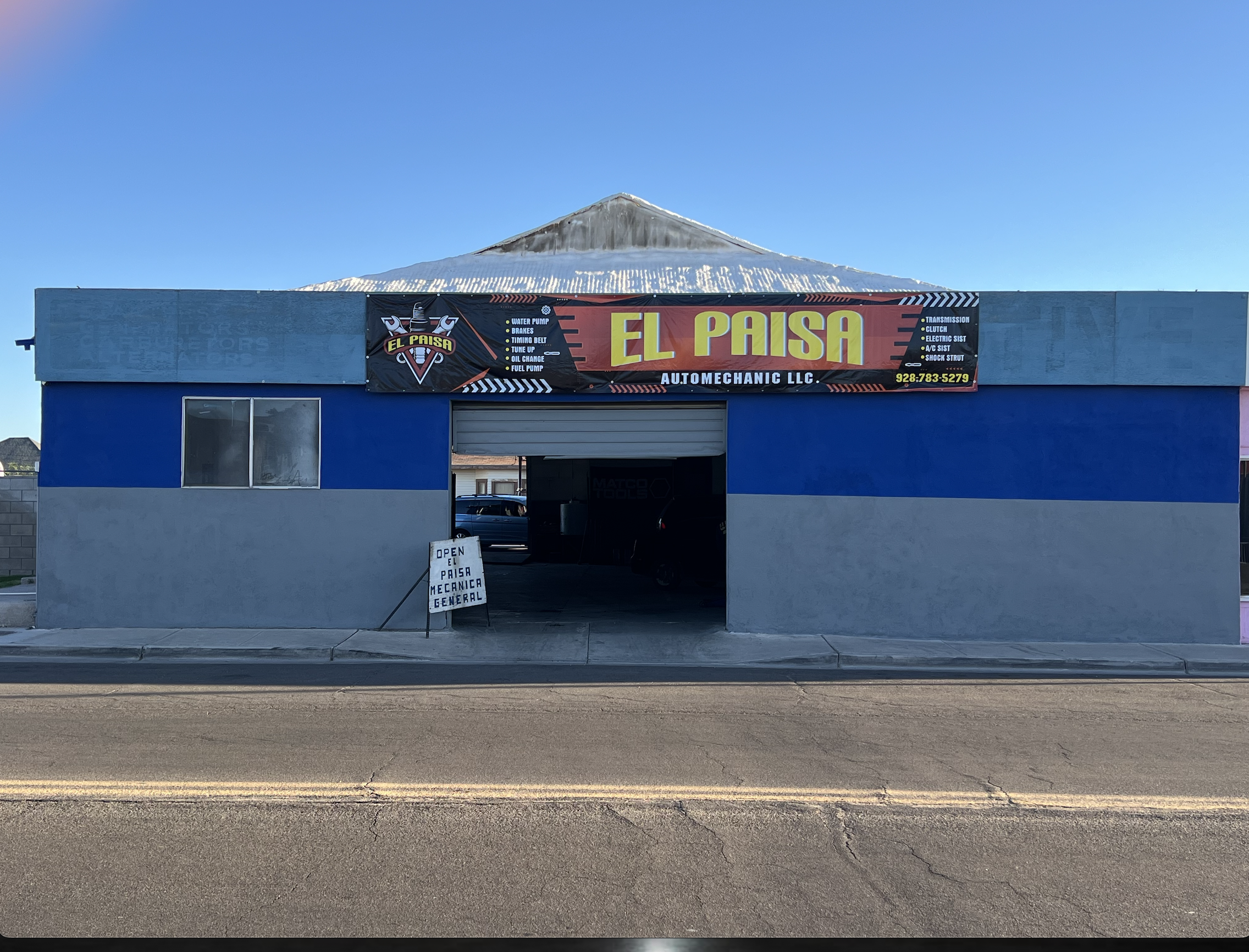 El Paisa Auto Mechanic storefront — Yuma, AZ